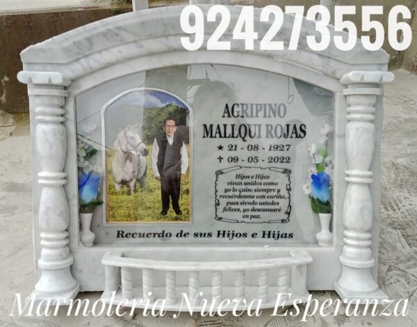 Lápida de Mármol Italiano