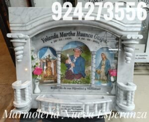 Lápida elaborada de Mármol Italiano