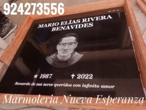 Placa de Granito color Negro Absoluto