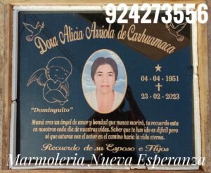 Placa de Granito color Negro Absoluto de 2cm de espesor