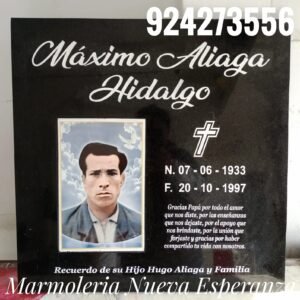 Placa de Granito color Negro Aracruz