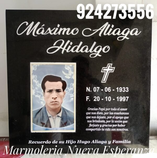 Placa de Granito color Negro Aracruz