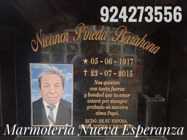 Placa de Granito color Negro Aracruz