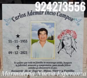 Placa de Mármol Italiano Modelo 0024